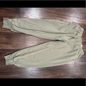 H&M sage green joggers